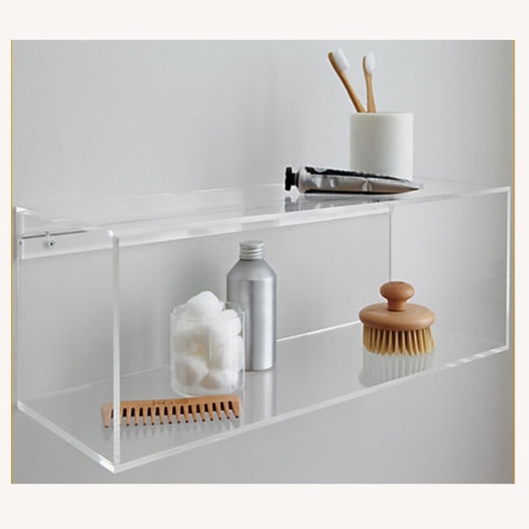 CB2 Wall Decor Cb2 Acrylic Floating Shelf Poshmark